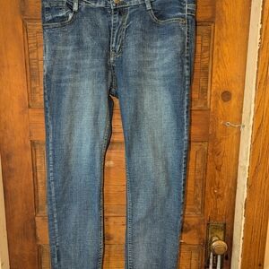 Wthinlee‎ Blue Slim Straight Jeans SZ 34